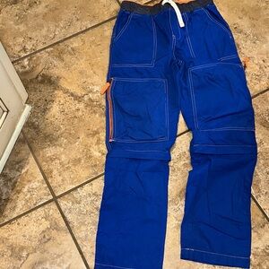 Mini Boden Bright Blue Cargo Pants